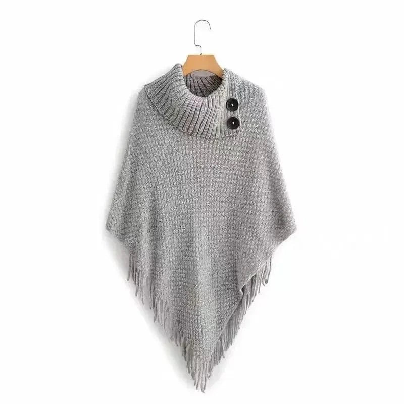 Poncho Hiver Tricot