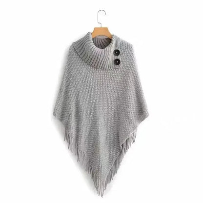Poncho Hiver Tricot