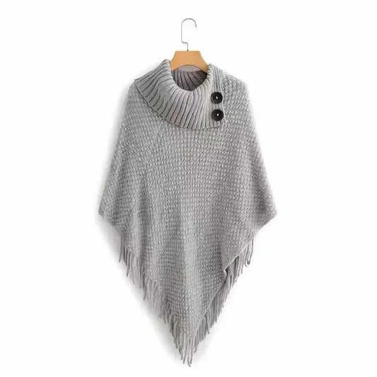 Poncho Hiver Tricot