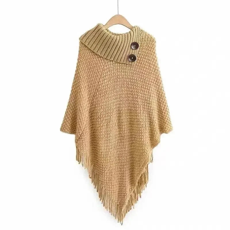 Poncho Hiver Tricot