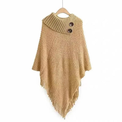 Poncho Hiver Tricot