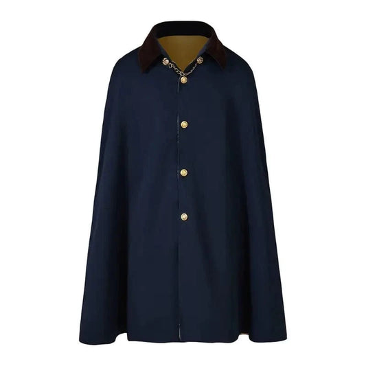 Poncho Homme Chic à Boutons