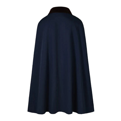 Poncho Homme Chic à Boutons