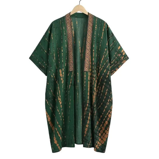 Poncho Homme Été Long