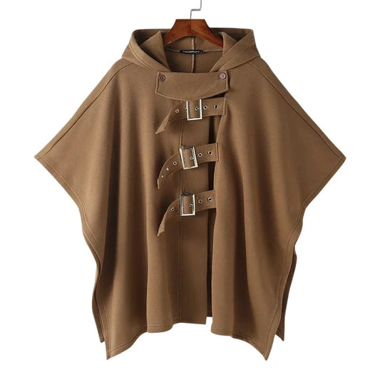 Poncho Homme Fashion à Capuche