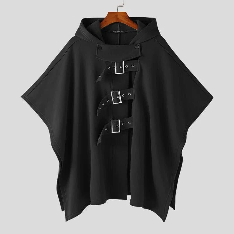 Poncho Homme Fashion à Capuche