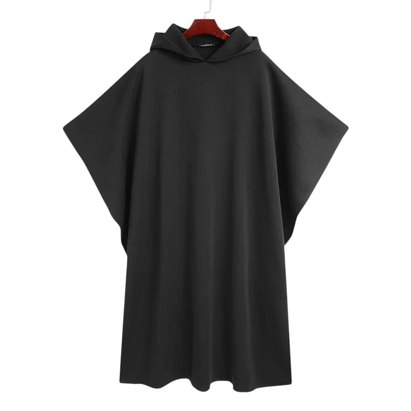 Poncho Homme Long à Capuche