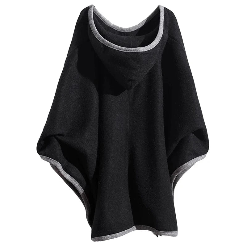 Poncho Homme Long Chaud