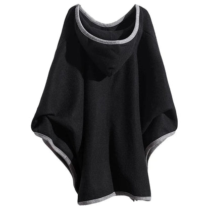 Poncho Homme Long Chaud