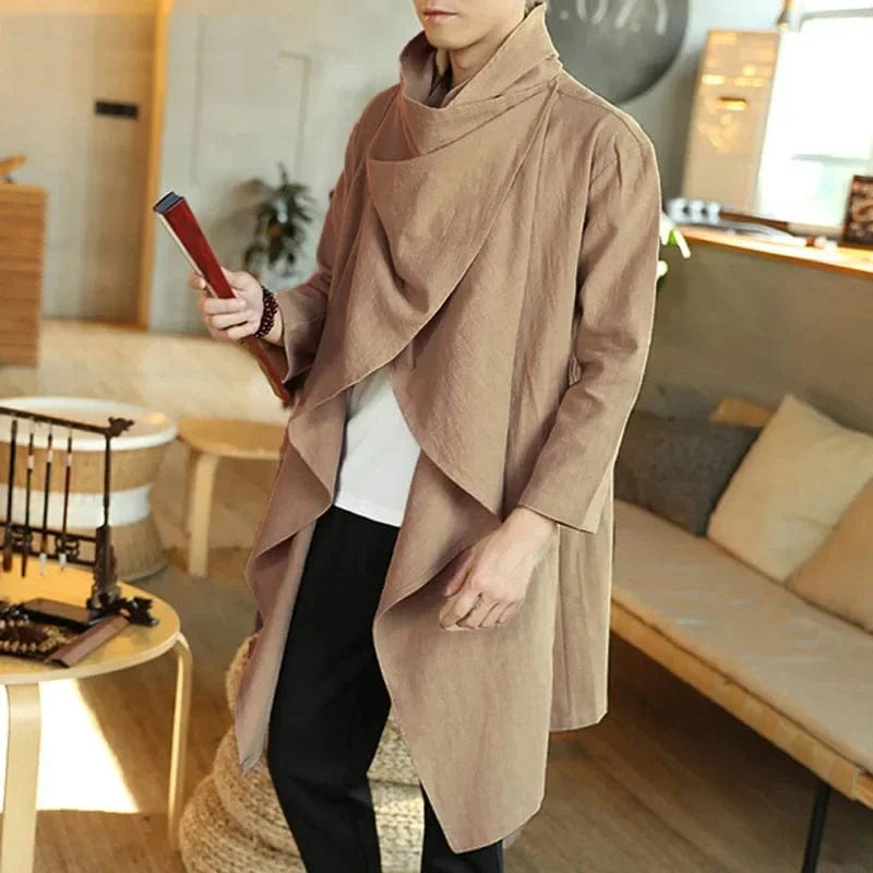Poncho Homme Long Chic