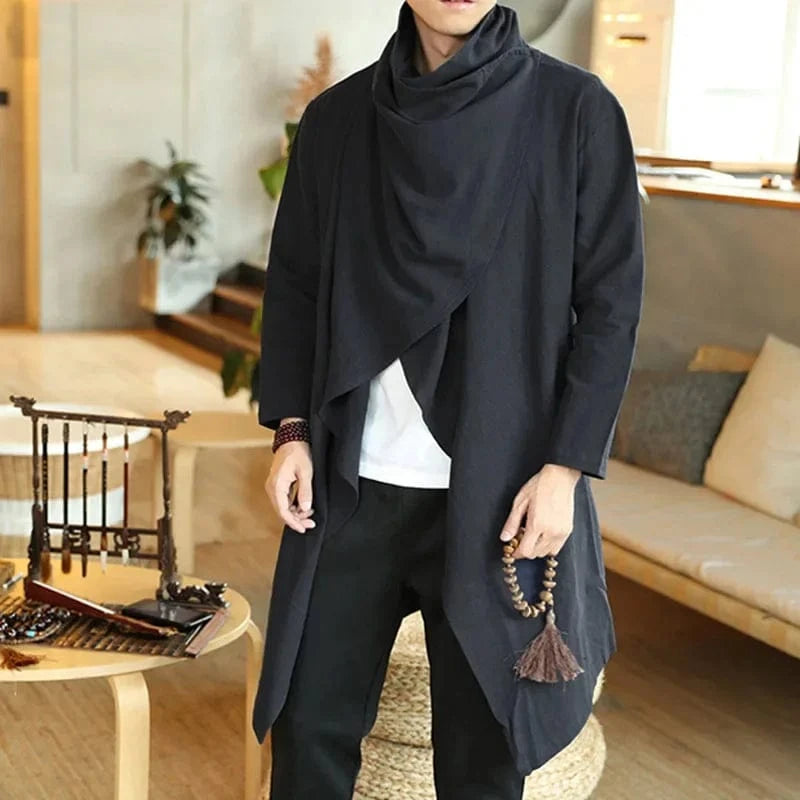 Poncho Homme Long Chic