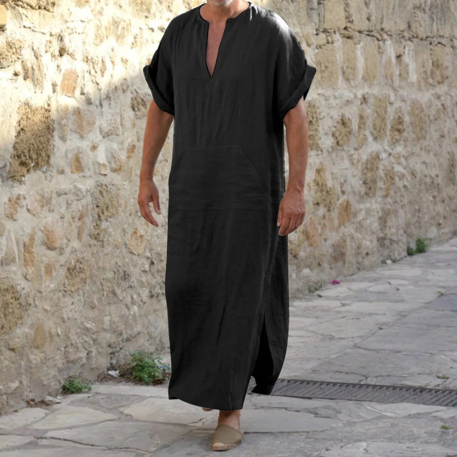 Poncho Homme Long Fin