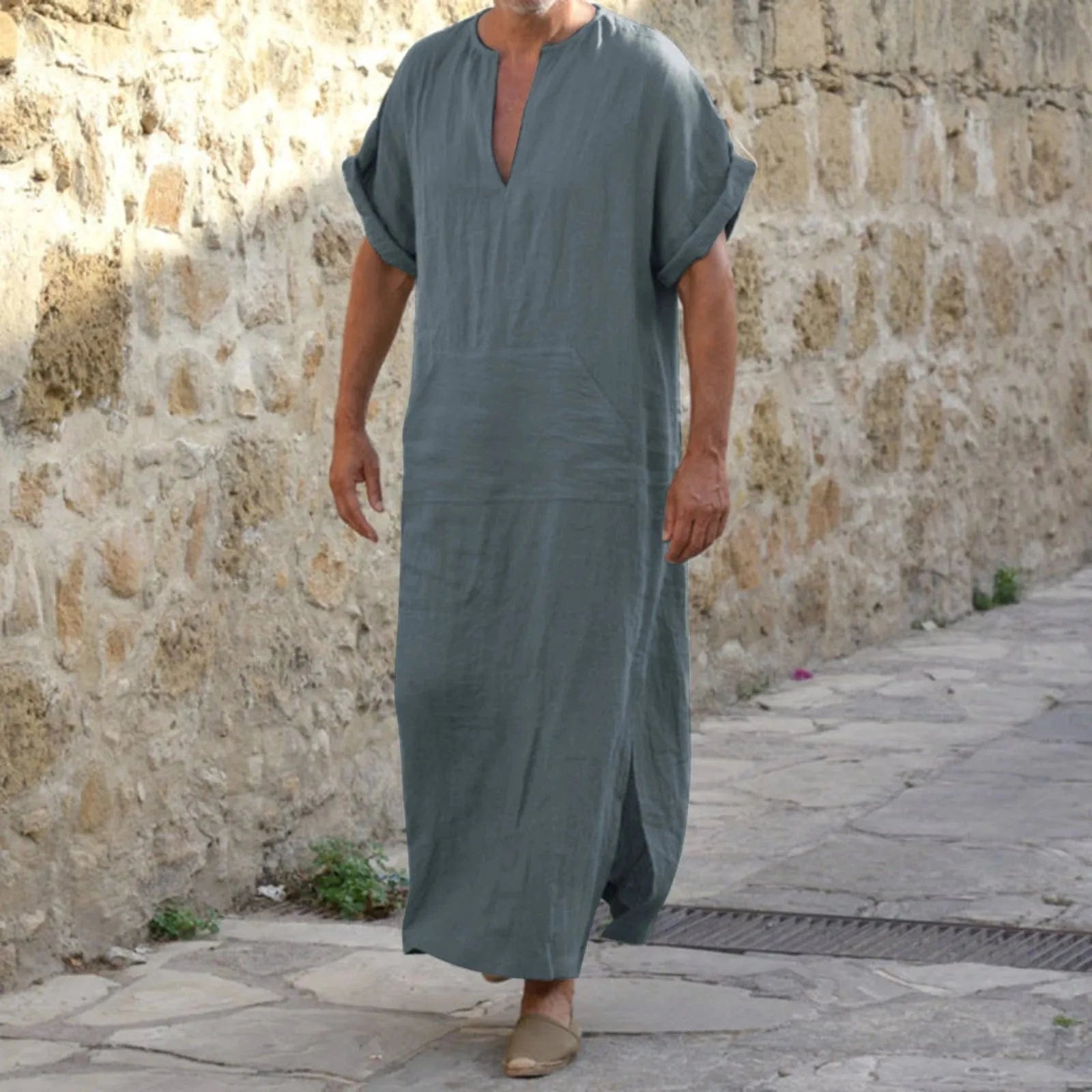 Poncho Homme Long Fin
