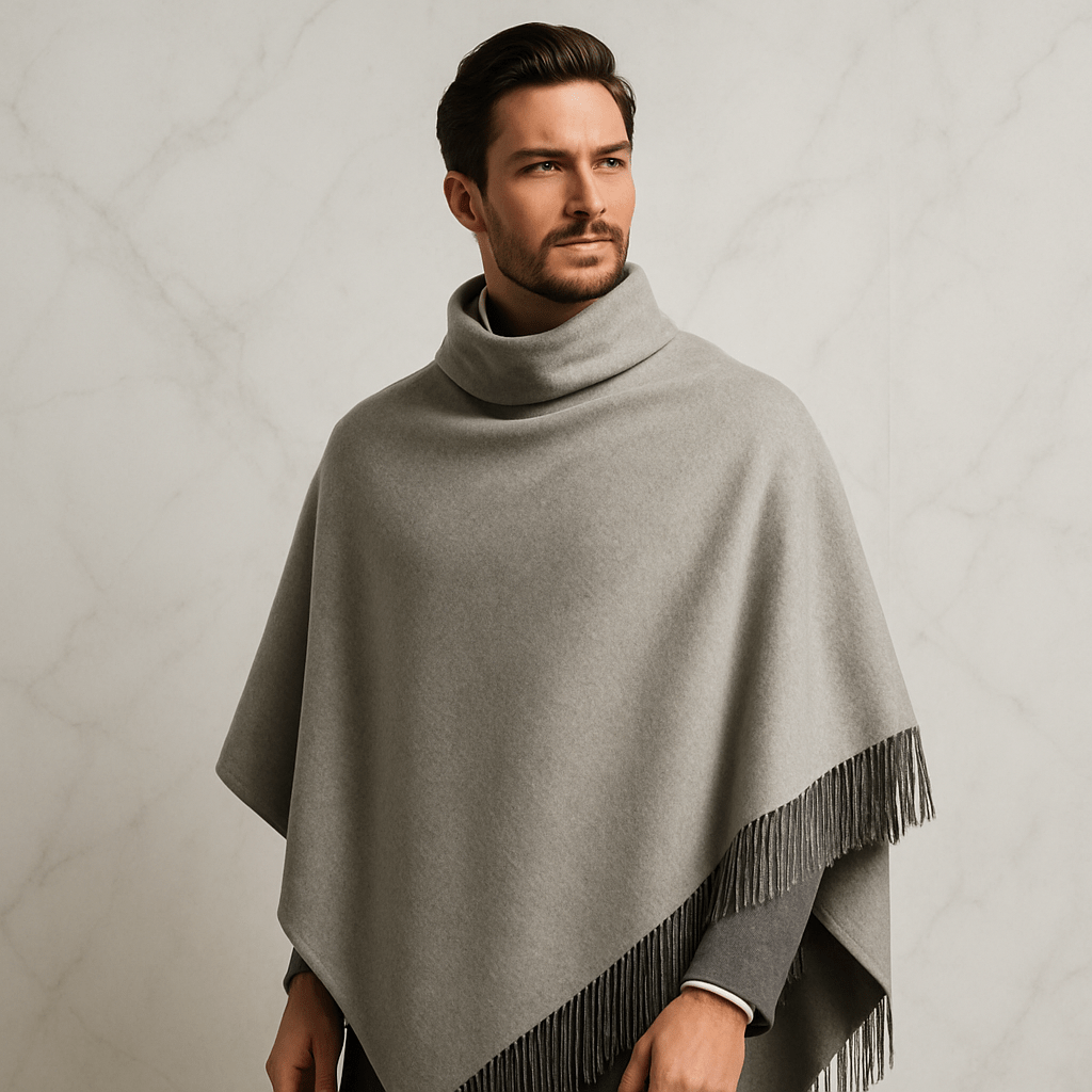 poncho homme