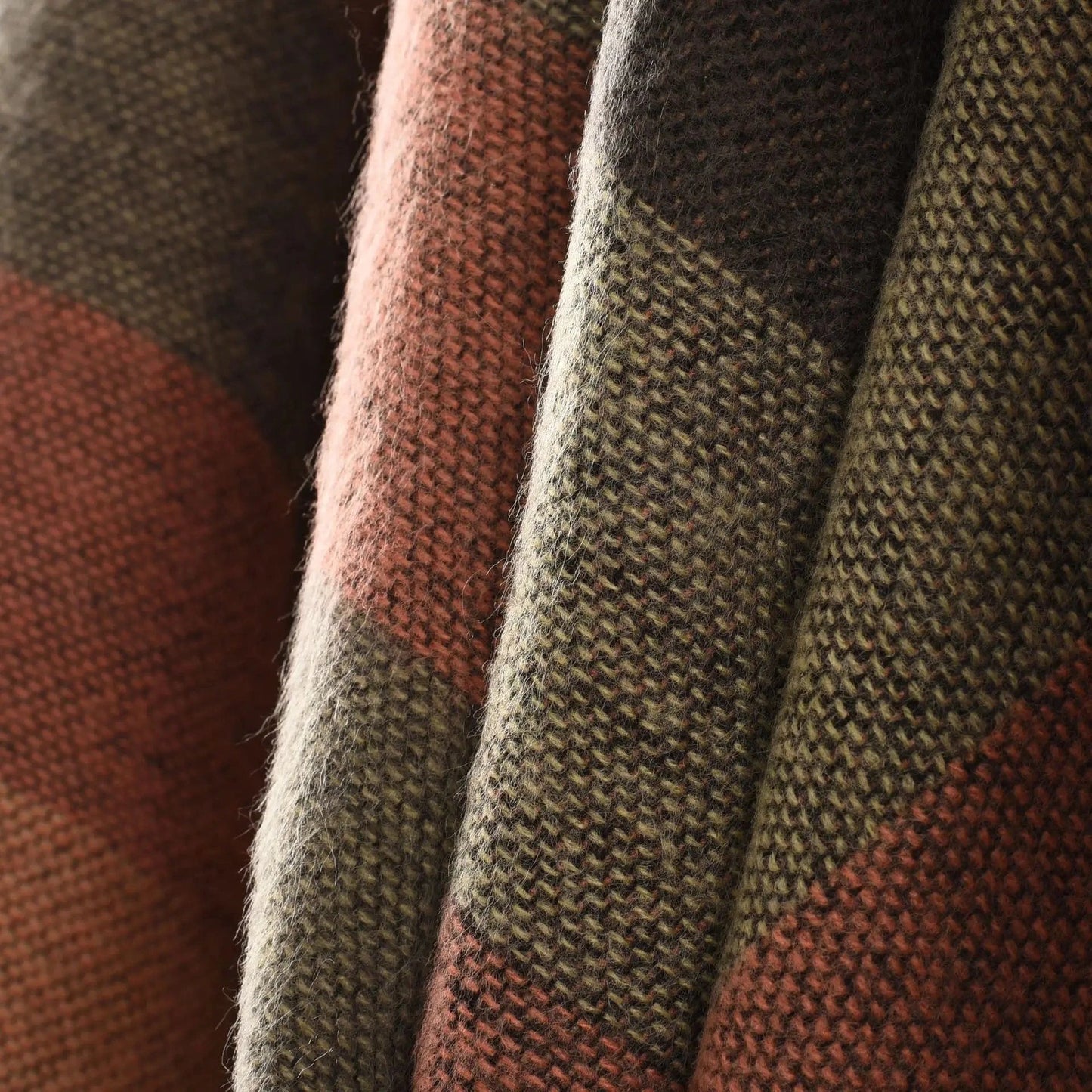 Poncho Plaid Chaud