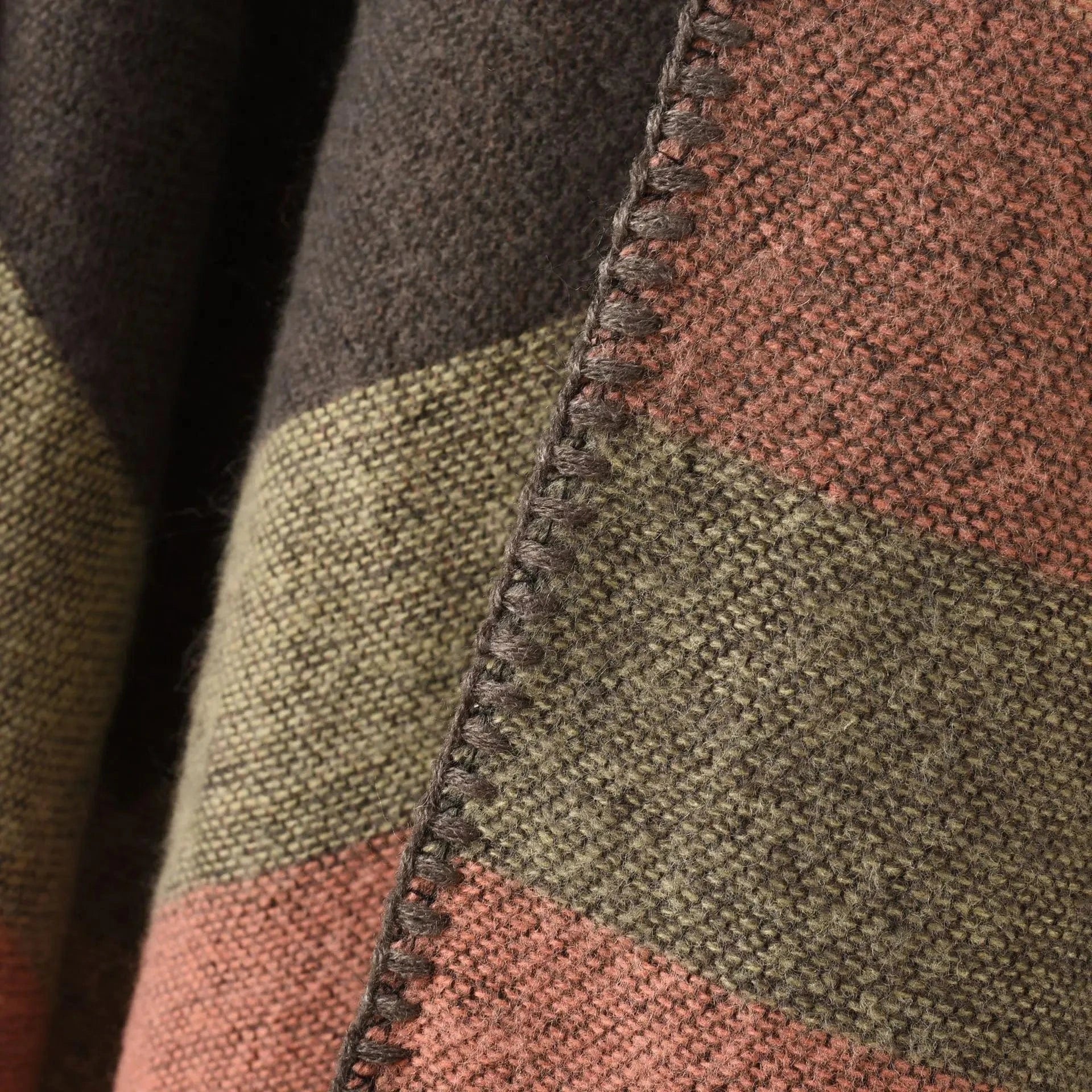 Poncho Plaid Chaud