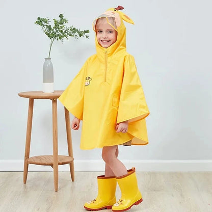 Poncho Pluie Enfant à Capuche