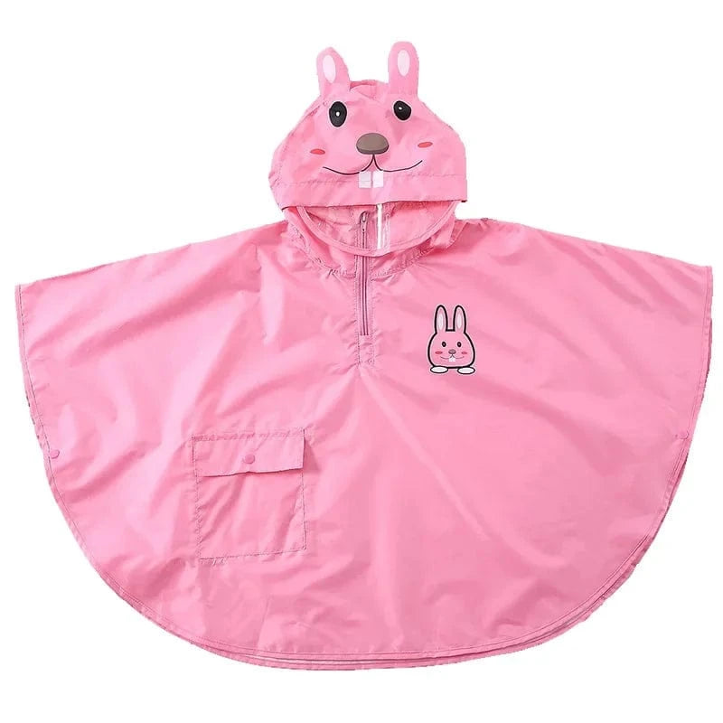 Poncho Pluie Enfant à Capuche