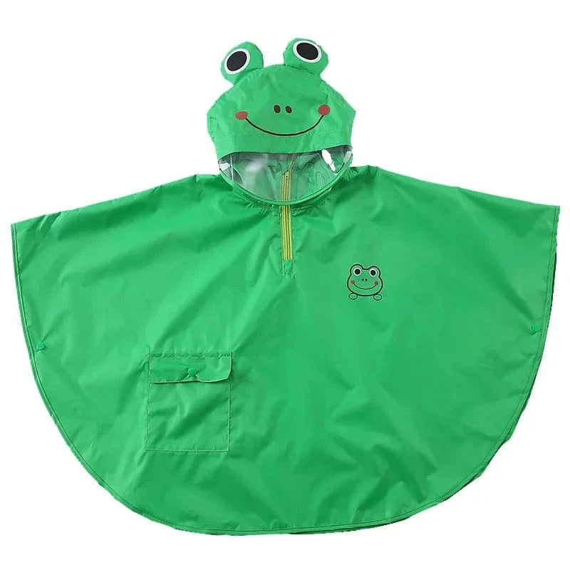 Poncho Pluie Enfant à Capuche