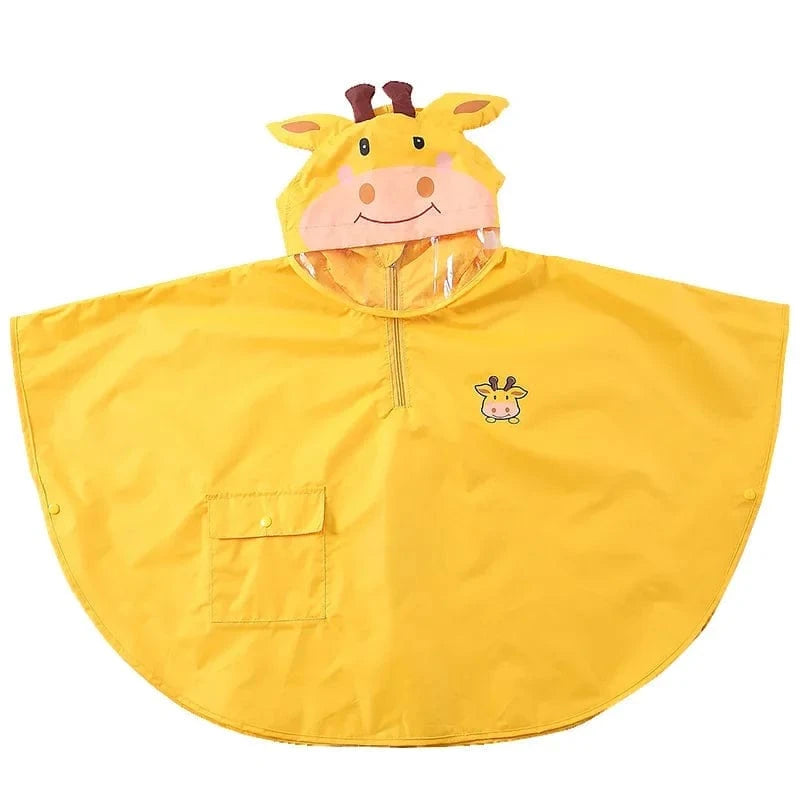 Poncho Pluie Enfant à Capuche