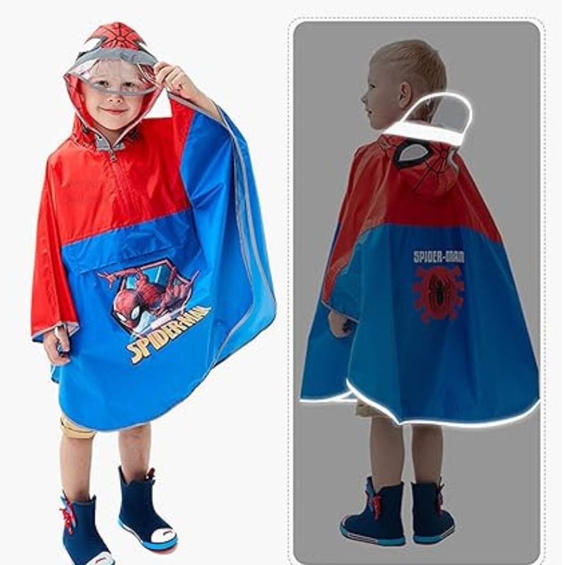 Poncho Pluie Enfant Spiderman