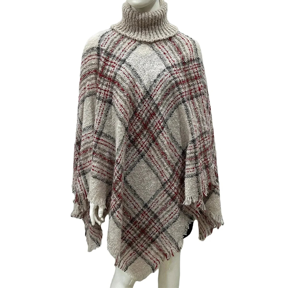 Poncho Pull Manches Longues