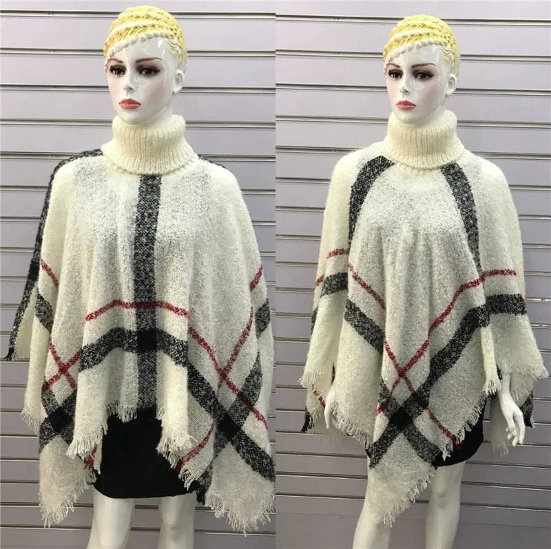 Poncho Pull Manches Longues