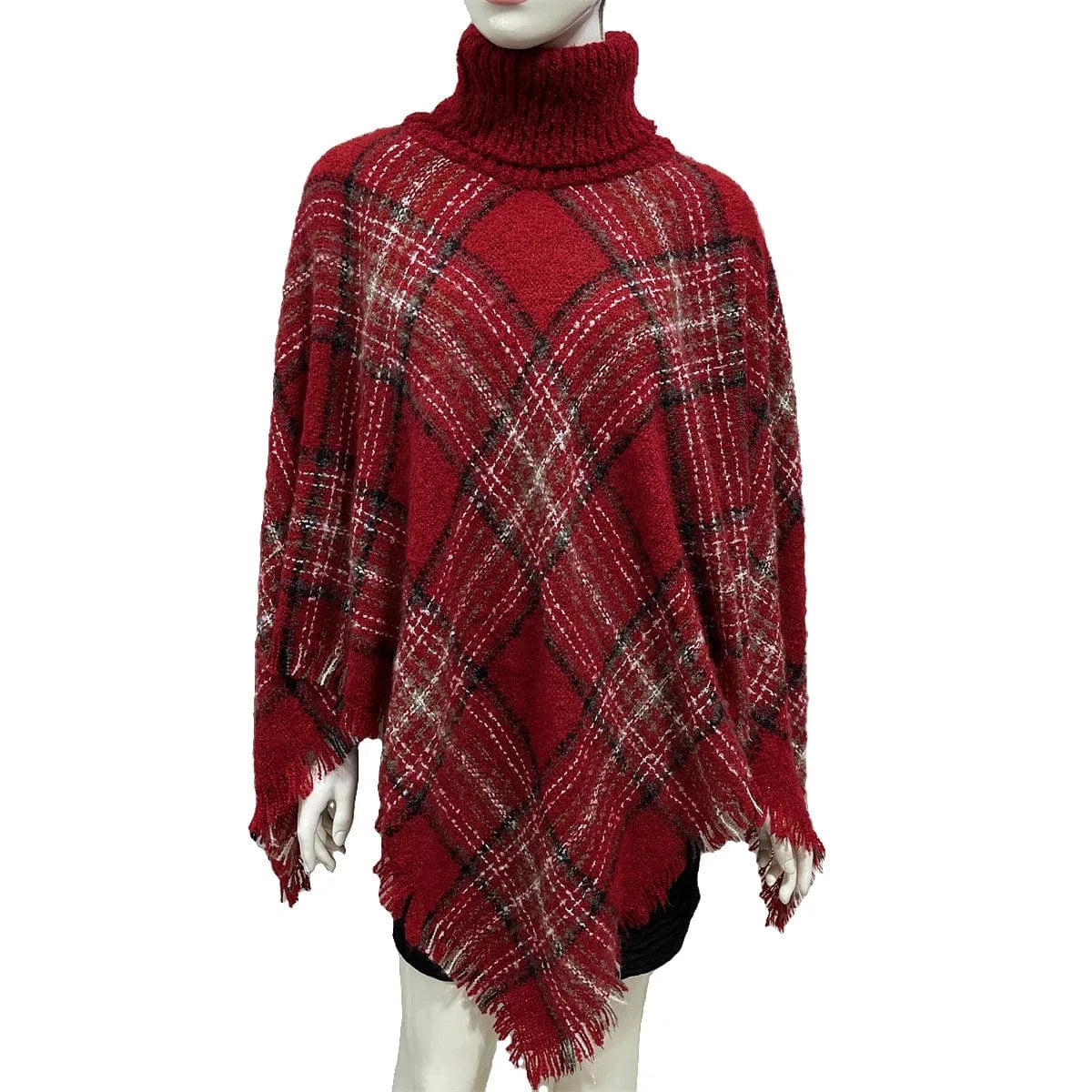 Poncho Pull Manches Longues