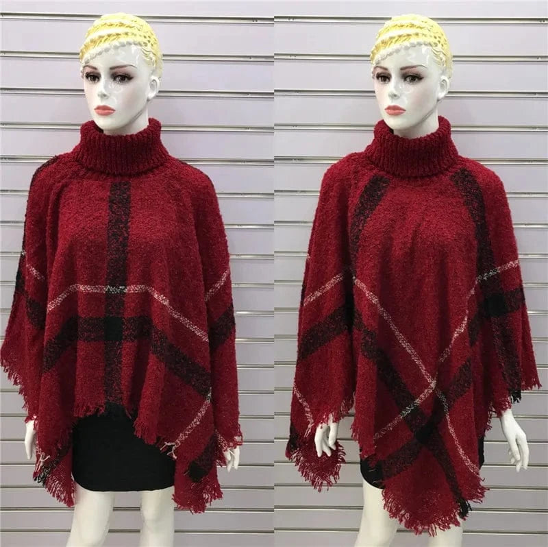 Poncho Pull Manches Longues