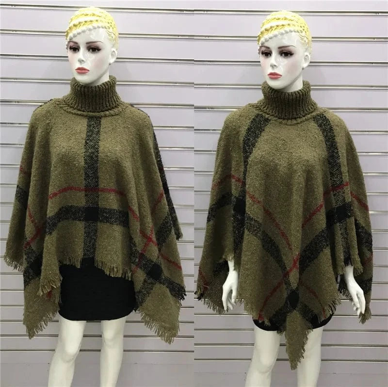 Poncho Pull Manches Longues