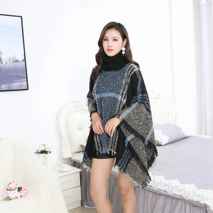 Poncho Pull Manches Longues