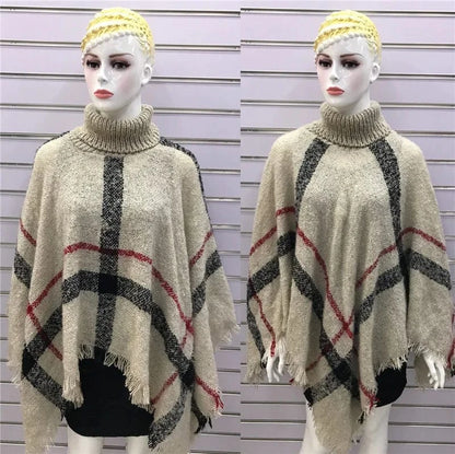 Poncho Pull Manches Longues