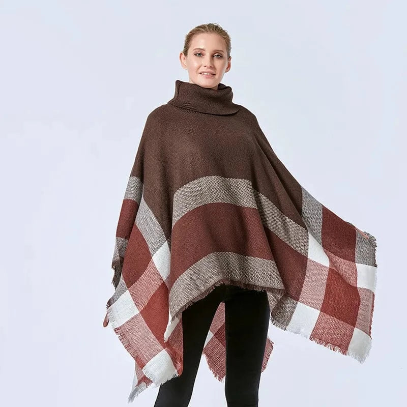 Poncho Pull Manches Longues