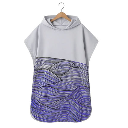 Poncho Surf à Capuche