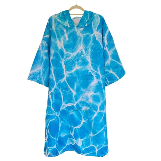 Poncho Surf Coton à Capuche