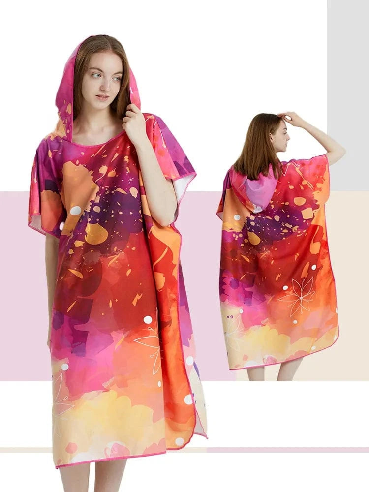 Poncho Surf Eponge Microfibres