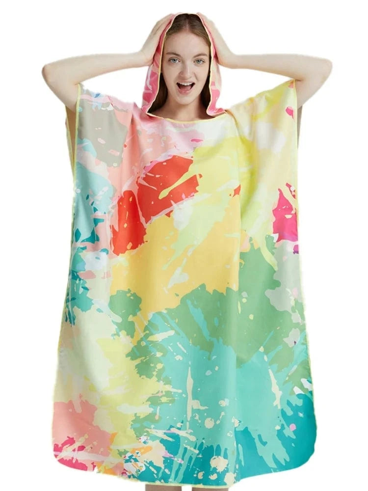 Poncho Surf Fibres de Bambou