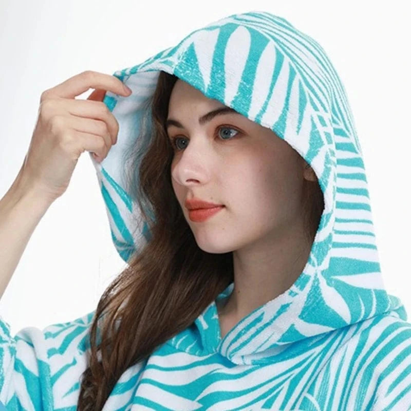 Poncho Surf Fleurs