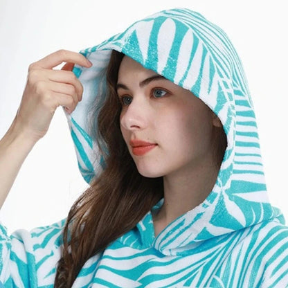 Poncho Surf Fleurs