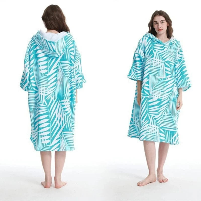 Poncho Surf Fleurs