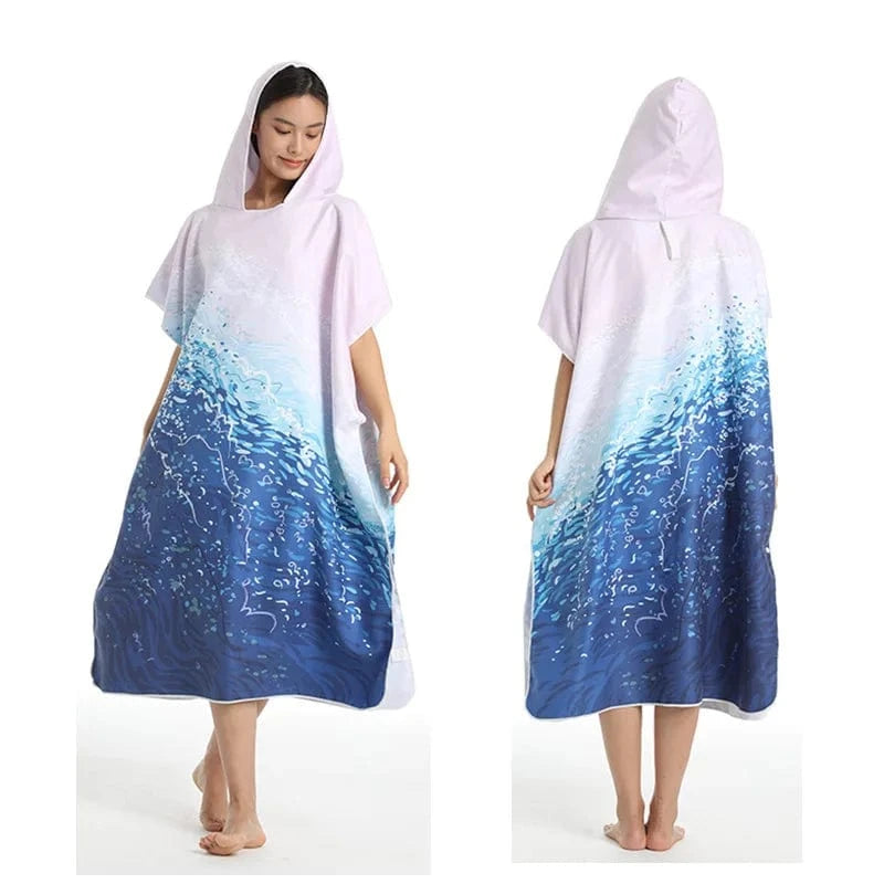 Poncho Surf Plage à Capuche