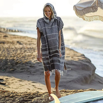 Poncho Surf Rayures