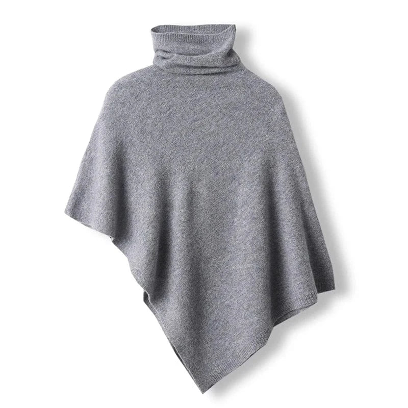 Pull Poncho Col Montant