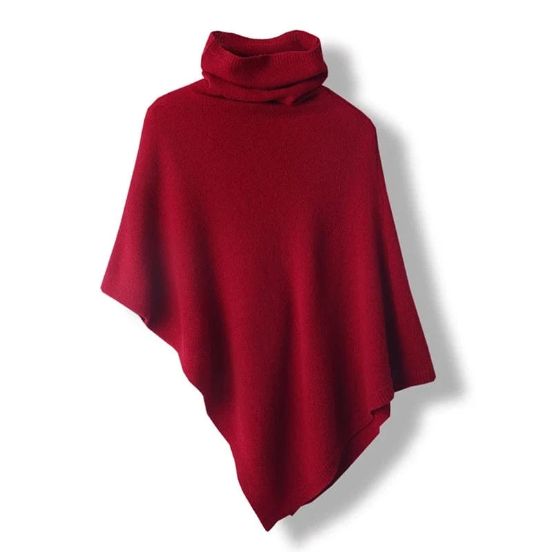 Pull Poncho Col Montant