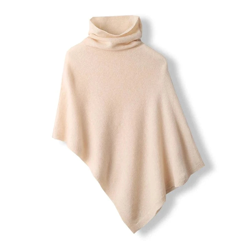 Pull Poncho Col Montant