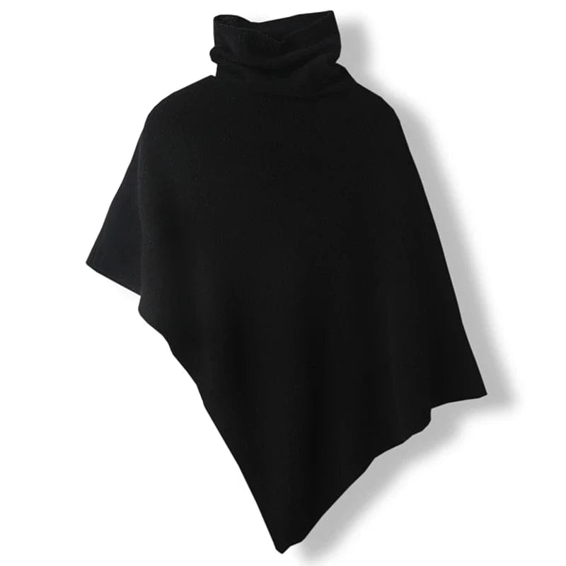 Pull Poncho Col Montant