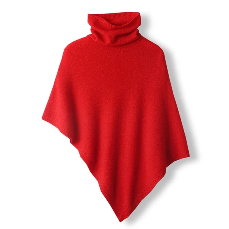 Pull Poncho Col Montant