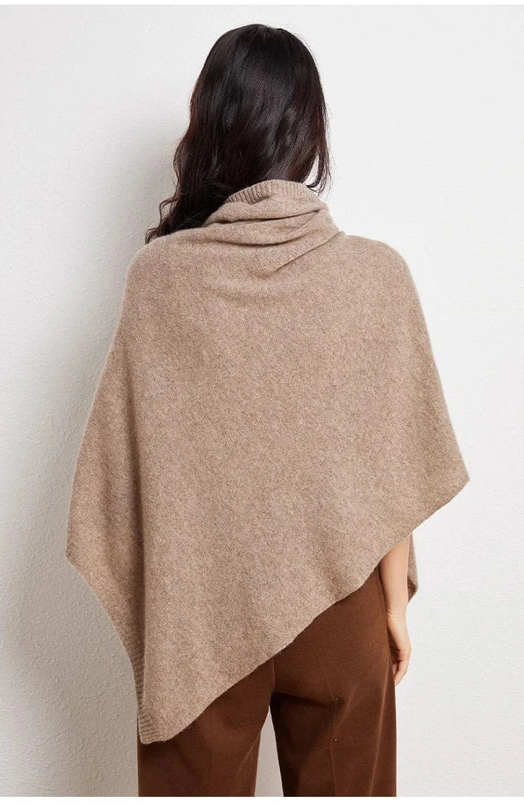 Pull Poncho Col Montant