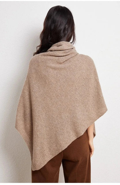 Pull Poncho Col Montant